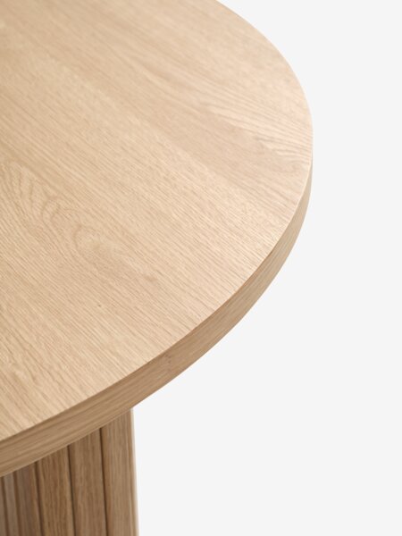 LYNGVIG L180/260 bord eik + 4 EJSING stol beige/mørk eik