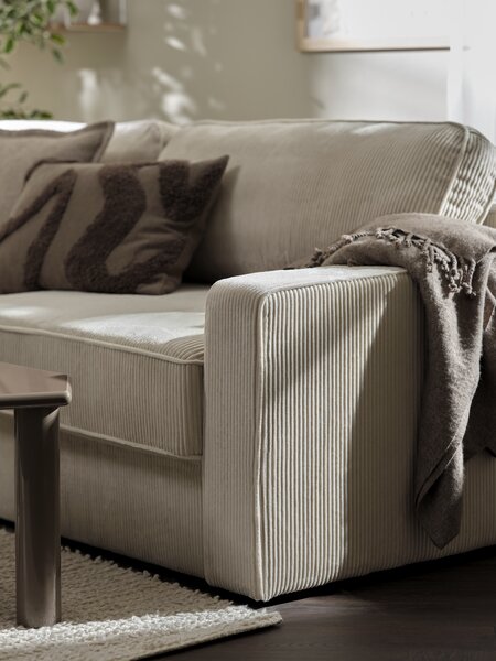 Sofa bed module SJELLE centre beige fabric