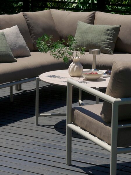 Loungesett TAERNABY 7 seter beige