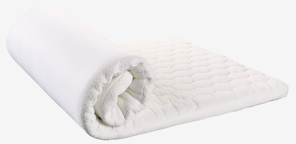 Dekmatras 75x200 KVISTEN wit