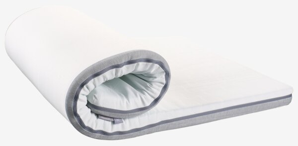 Tоп-матрац 80x200см WELLPUR BOKSELVI сірий