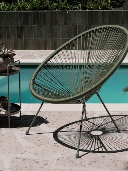 Kerti fotel UBBERUP zöld