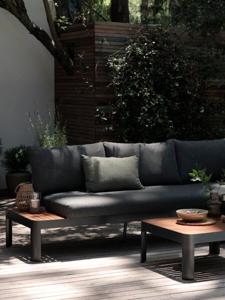 Lounge set SIRDAL 5pers. dark grey