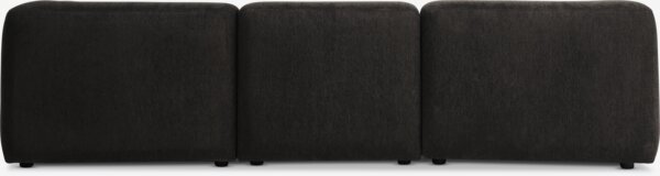 Modulaire bank SKEJBY 3-zits chaise longue donkerbruin