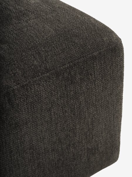 Modular sofa SKEJBY 3 pers. chaise/open dark brown