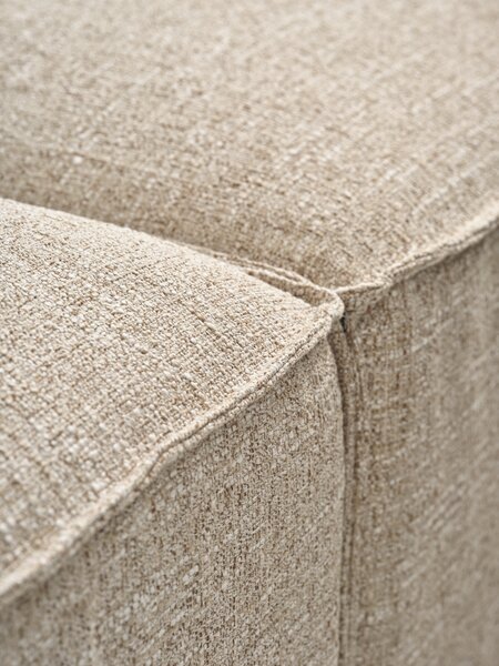 Modular sofa SKIBBY 5 pers. corner sand fabric