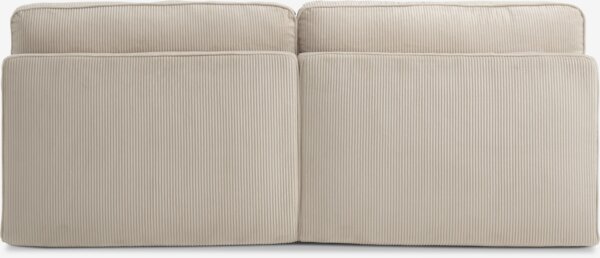 Modulbäddsoffa SJELLE 2-sits utan armstöd beige