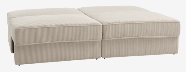 Modulbäddsoffa SJELLE 2-sits utan armstöd beige