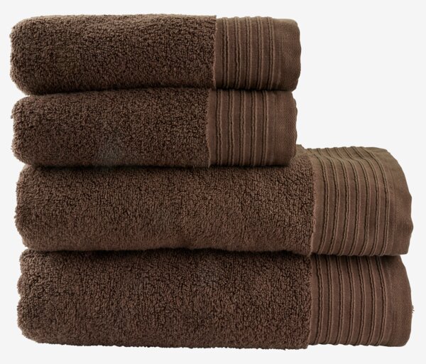 Badetuch SORUNDA 70x140 aubergine