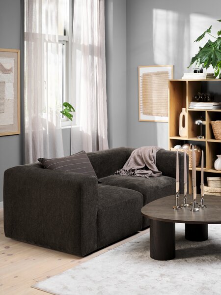 Soffbord RAVNSBJERG 90x90 mörk ek