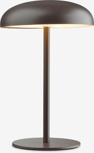 Batterilampe FLORIAN Ø14xH21cm brun