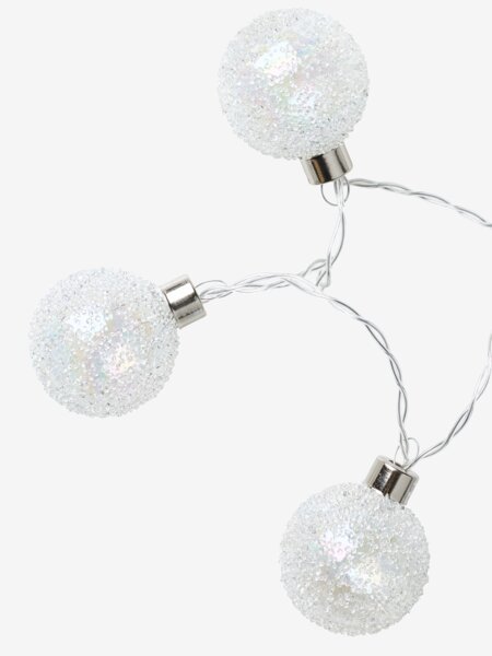 Светлинна верига PYNT Д90см стъкло с 10 LED и таймер
