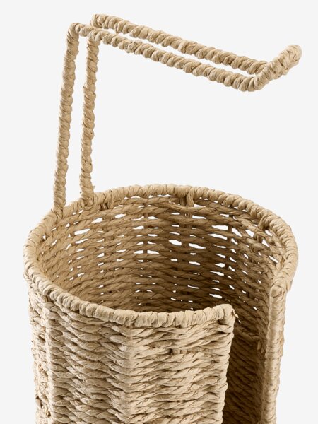 Toalettpappershållare VANSBRO Ø16xH47cm natur