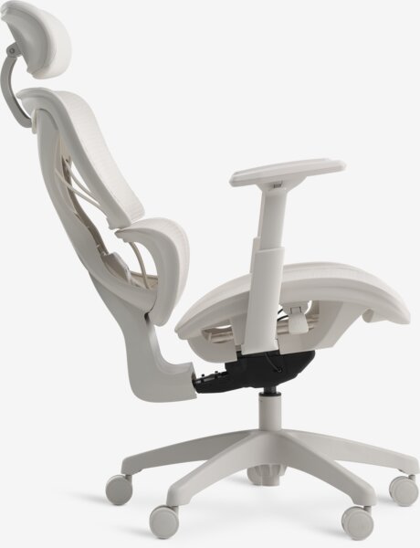 Fauteuil de bureau VARPELEV maille beige/beige