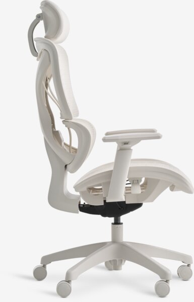 Fauteuil de bureau VARPELEV maille beige/beige