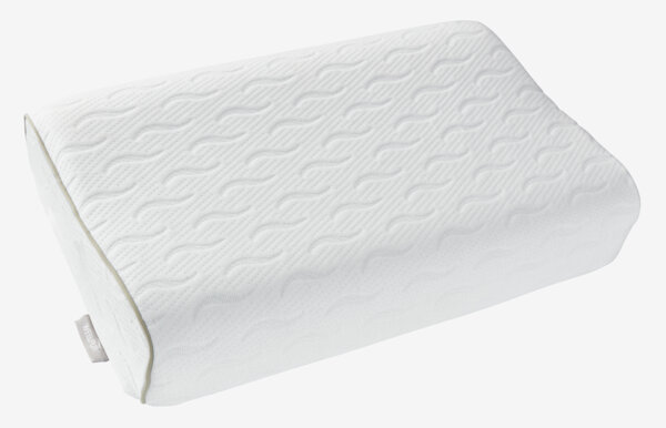 Memory foam contour pillow 30x50x12/9 WELLPUR HUSNES