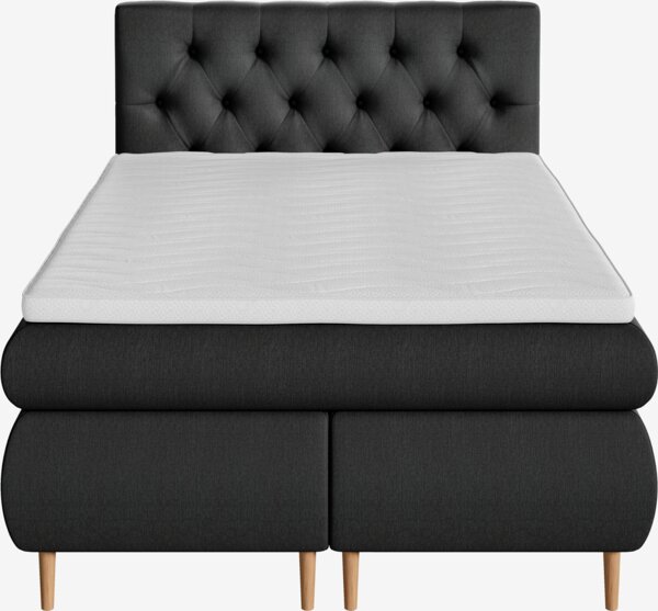 Boxspring 140x200 ANDELVA + TOSEN Grijs-40 medium