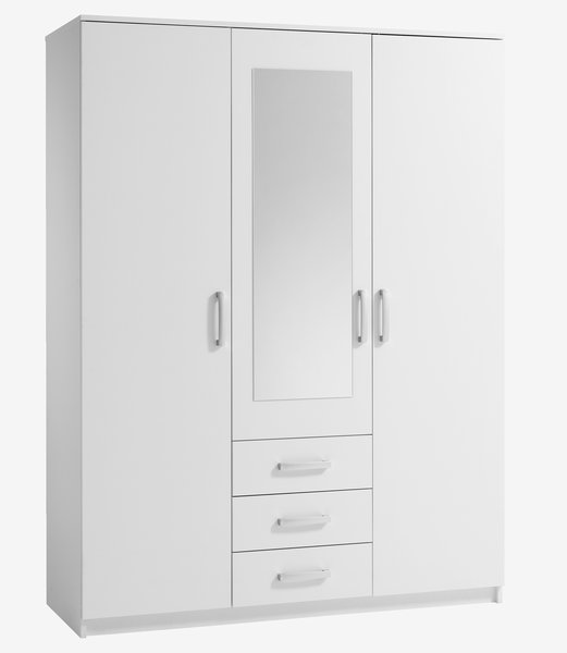 Armoire VELLERUP 151x200 combi blanc