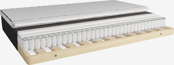 Runkopatja 80x200 SPONGI PB12 musta-05 DREAMZONE