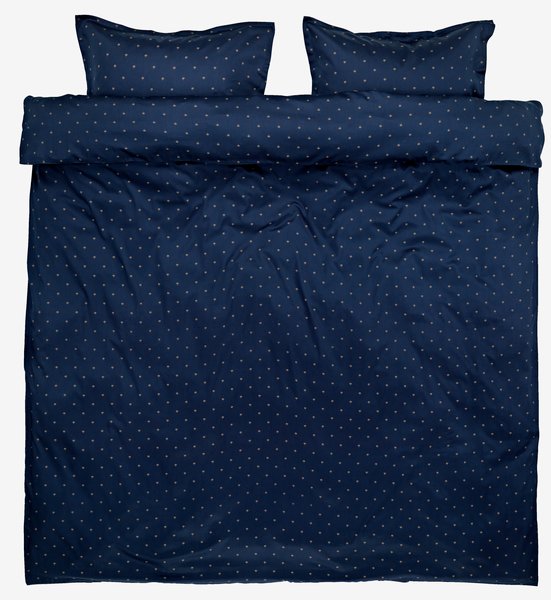 Duvet cover set STELLA Sateen King blue