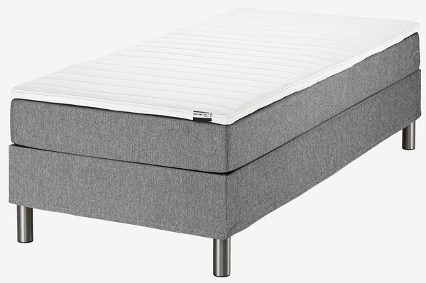 Boxspring 90x200 BASIC C5 grijs-22