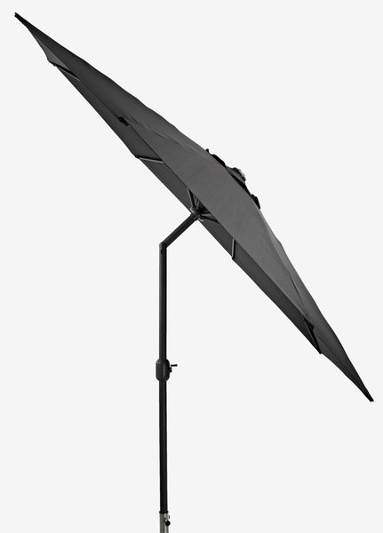 Umbrelă de soare AGGER Ø300 neagră