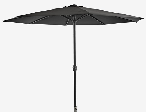 Market parasol AGGER D300 black