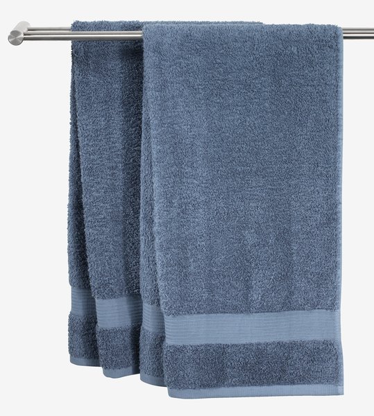 Badehåndkle KARLSTAD 70x140cm støvblå KRONBORG