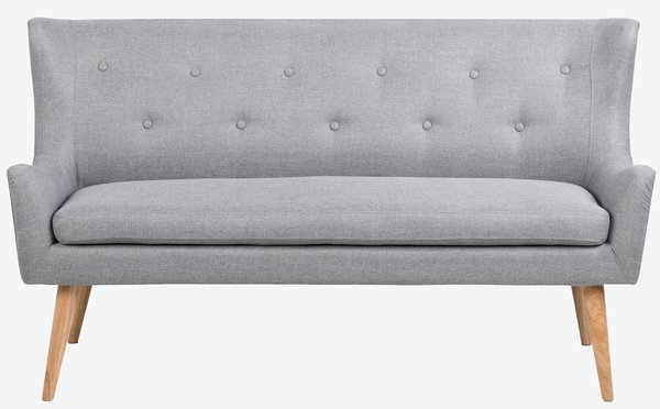 Sofa SVELVIK 2-seter lys grå