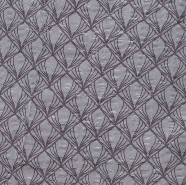 Completo copripiumino Seersucker KAREN 160x210 cm grigio