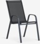 Silla apilable LEKNES negro