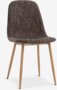 Colour: Dark brown+Natural oak