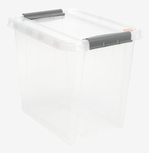 Boîte de rangement PROBOX 53L avec couvercle transparent