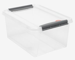 Aufbewahrungsbox PROBOX 14L m/Deckel transparent
