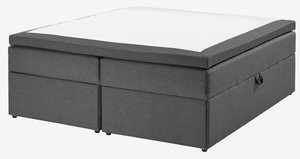 Boxspring postel 160x200 cm GOLD C50 s úlož. pr. Šedá-41