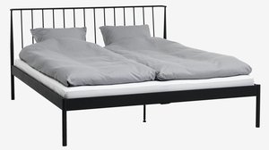 Struttura letto ABILDRO 180x200 cm nero