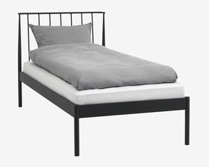 Struttura letto ABILDRO 90x200 cm nero