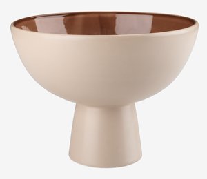 Bowl CHRIS D21xH16cm beige/terracotta