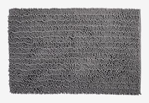 Tappeto da bagno ROSVIK 50x80 cm ciniglia grigio