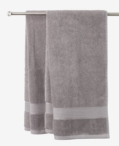 Badehåndkle KARLSTAD 70x140cm grå KRONBORG