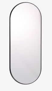 Miroir MARSTAL oval 40x100 noir