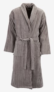Bademantel TIBRO L/XL grau KRONBORG