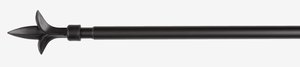 Gordijnroede LILJA 19mm 160-300cm zwart