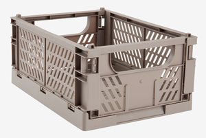 Cesto MILAS P25xL34xH15 cm pieghevole grigio