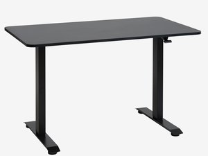 Podesivi radni stol ASSENTOFT 70x130 crni