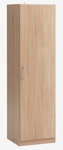 Wardrobe HAGENDRUP 49x176 oak