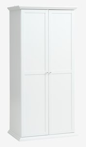 Wardrobe FREDENSBORG 96x200 white