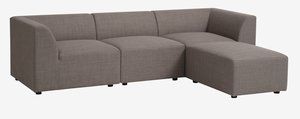 Zitbank TERNDRUP chaise longue grijs