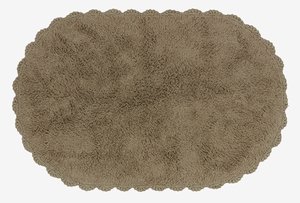 Tapis de bain SALTVIK 50x80cm coton kaki