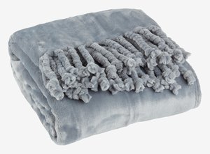 Pătură BONDEROSE 130x170 fleece albastră